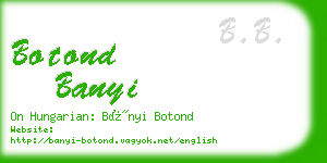 botond banyi business card